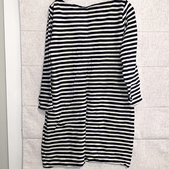 J. Crew Nautical 3/4 Sleeve Dress - Picture 2 of 3